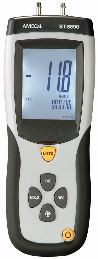 ST-8890 Differential Pressure Manometer Amecal