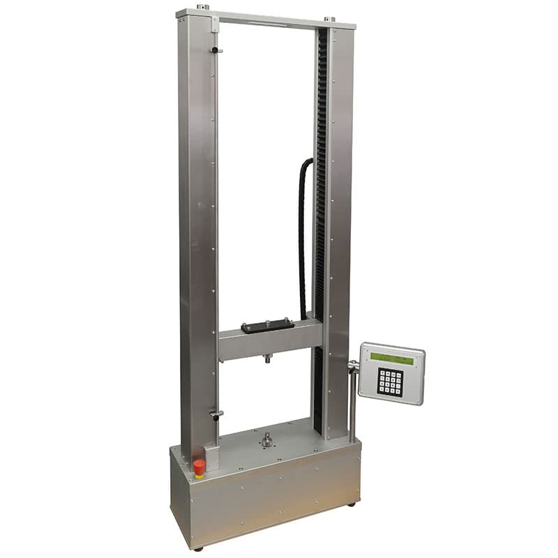 Z10 10 kN twin column tensile tester with 1200 mm travel.