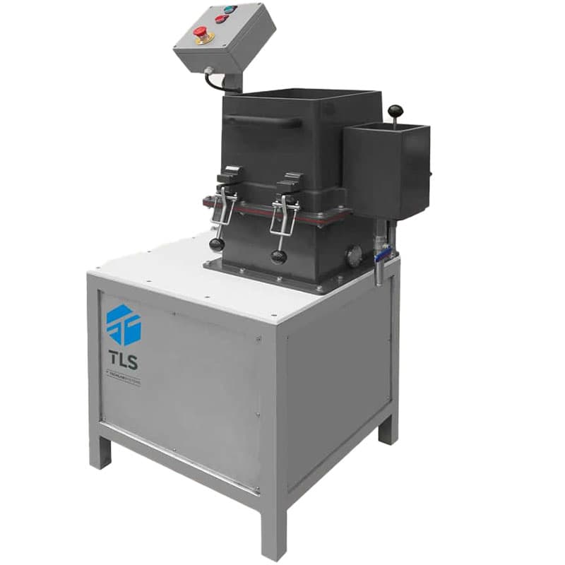 Side view of Somerville Fractionator SF-10 with control panel and cylindrical side component.