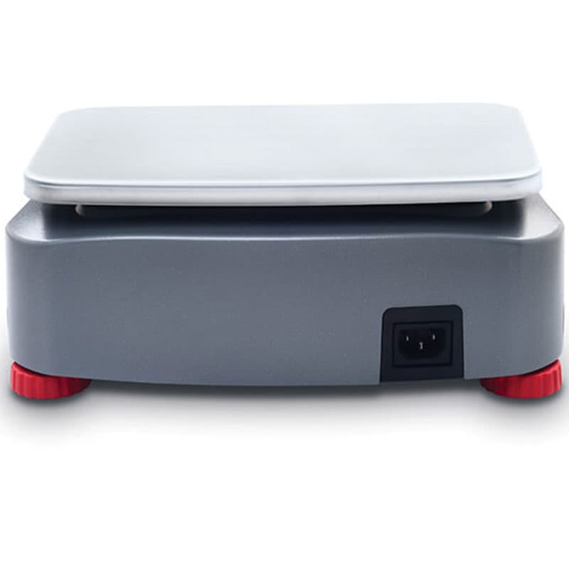Rear view of Ohaus Ranger 4000 Compact Scale showing power connection port.