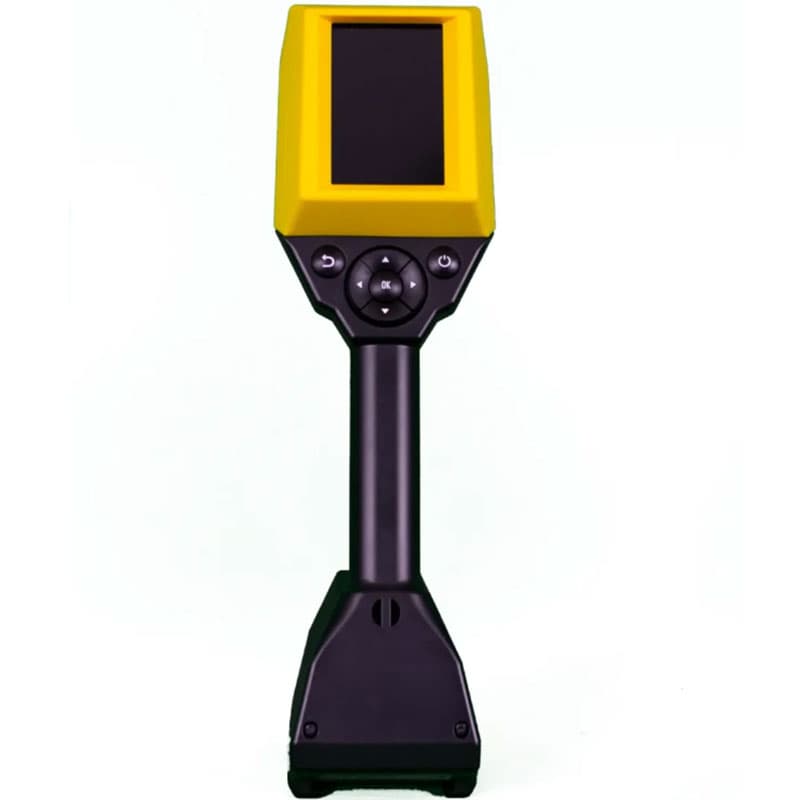 Rear view of the TQC Sheen Coatmaster Flex showing display screen, navigation buttons, and ergonomic handheld grip.
