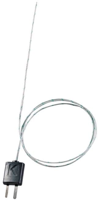 Flexible thermocouple - with TC type K temperature sensor (glass fibre) -