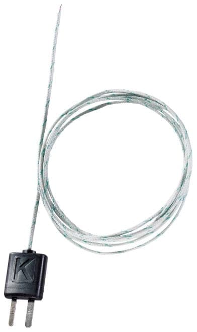 Flexible thermocouple - with TC type K temperature sensor (glass fibre)