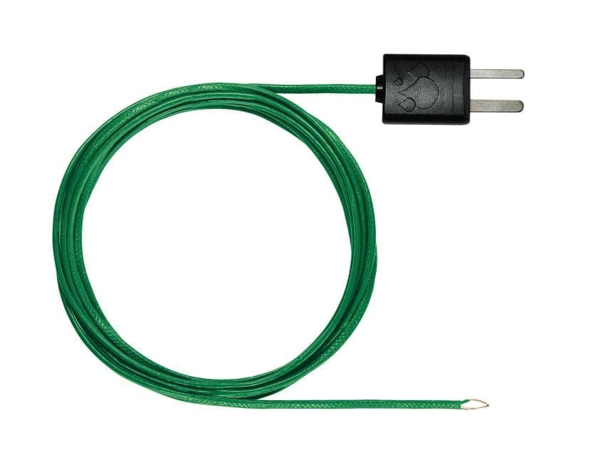 Flexible thermoelectric couple - with TC type K temperature sensor (PTFE)