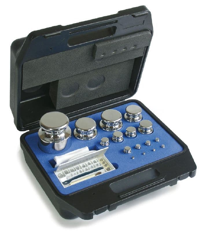 Sets of weights OIML M1 Finely Turned Stainless Steel