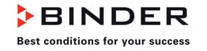 BINDER logo in black on a white background.