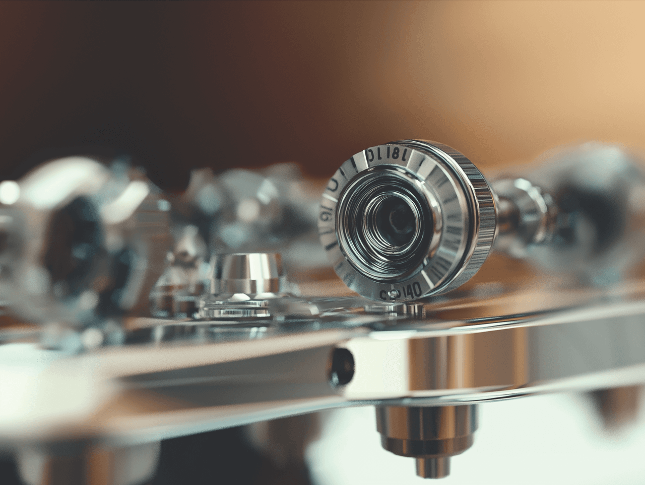 Close-up of precision instrumentation used in modernized test and measurement systems.